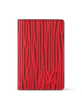 NEW Louis Vuitton Red LV × Park Seo-Bo Pocket Organizer *RARE*